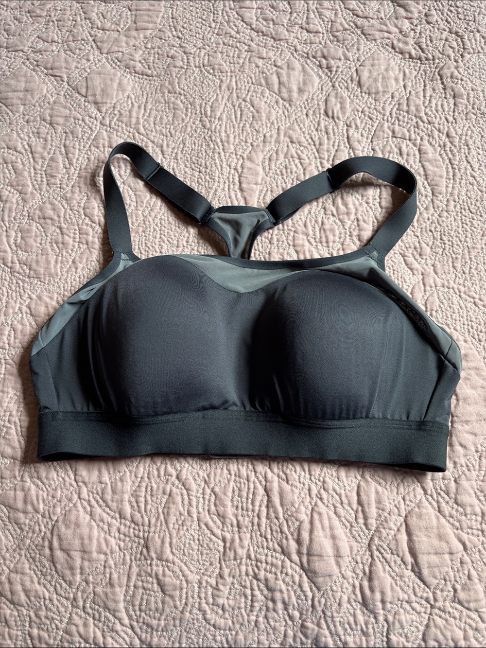 Brooks Black Racerback Molded Sports Bra